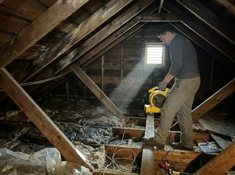 attic-water-damage-drying-proc-007 — frequently asked questions, Emergency Water Extraction & 24/7 Flood Response in Umatill…